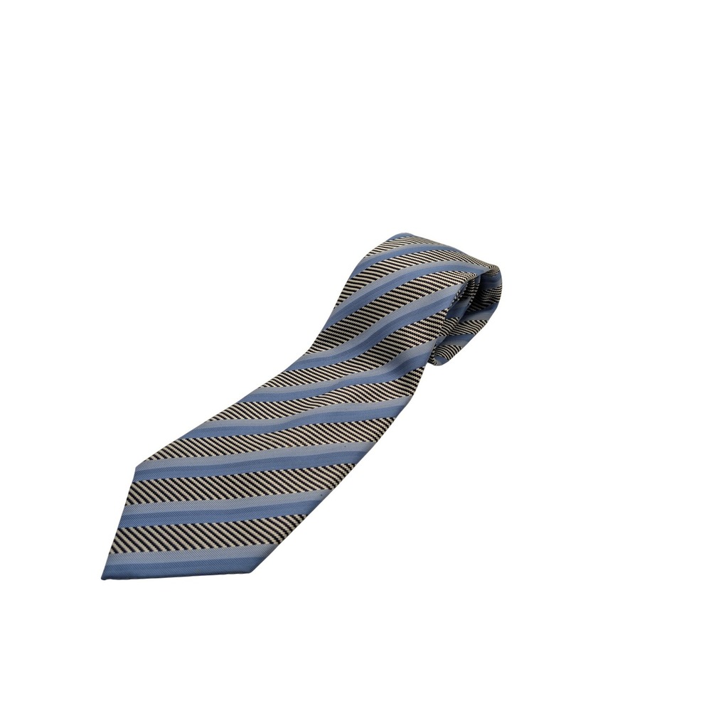 Daniel Craig Necktie Mens Blue Striped Silk Classic Business Formal Tie